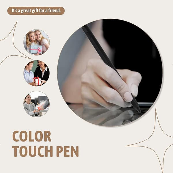 【BQ】Til Kobo Clara Colour Stylus Pen Trådløs Forbindelse Pen til Kobo Sage/Elipsa/Elipsa 2E til Kobo Libra Colour A Black