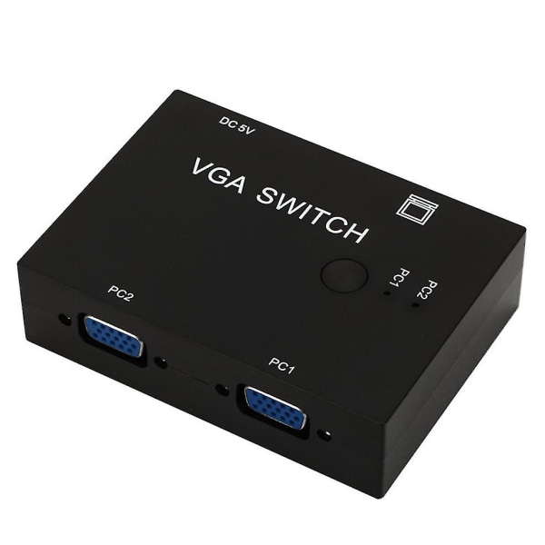 Computer Vga Switch 2 Input 1 Output Vga 2 Port Switch Computer Host Switching Converter