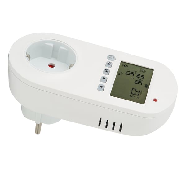 16A Plug-in Programmerbar Termostat Elektrisk Varme Temperaturregulator EU 230V