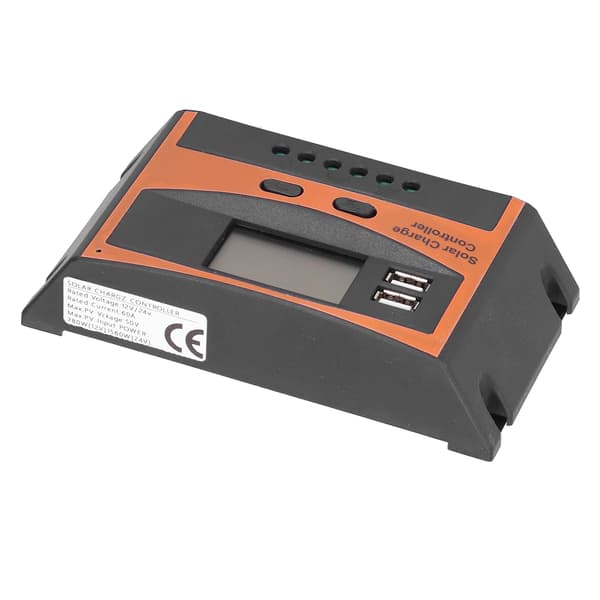 12V/24V Solar Charge Controller IP32 Vandtæt Højeffektiv PWM Solar Power Controller 60A