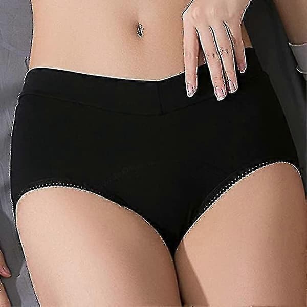 6 st inkontinensunderkläder läckageabsorberande, hww black L
