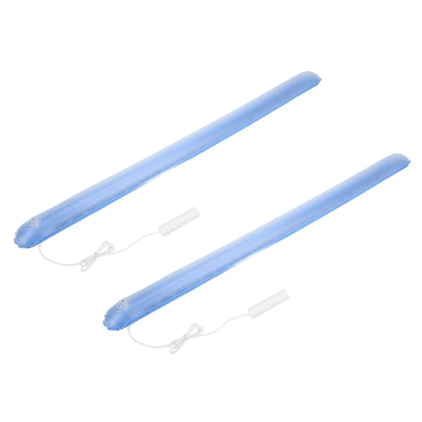 2 stk Oppblåsbare Utendørs Campinglamper Bærbare Foldbare Oppblåsbare LED Campinglys for Camping Utendørs