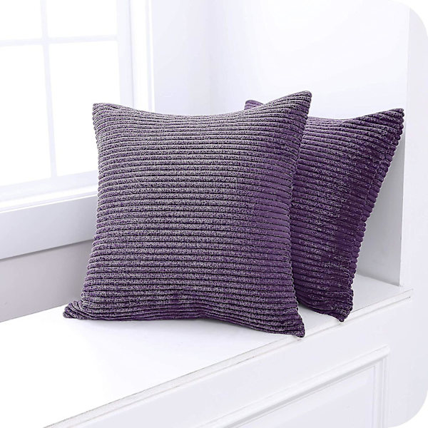 2 stk Corduroy Corduroy Putetrekk Pyntepute