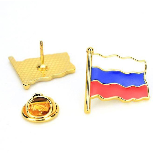 rintaneulat Heiluttaen lippunastat Maamerkit Emali Pins2kpl Russia