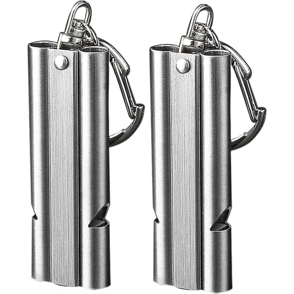 2Parts Survival Whistle 150db Professional Referee Whistle Nødfløyte