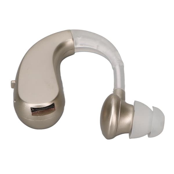 Ladattava ergonominen kuulolaite hopea