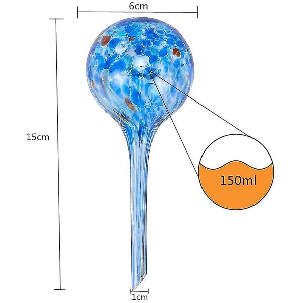 Färgglad vattning boll blom vattning från glas vattning arm Waterin