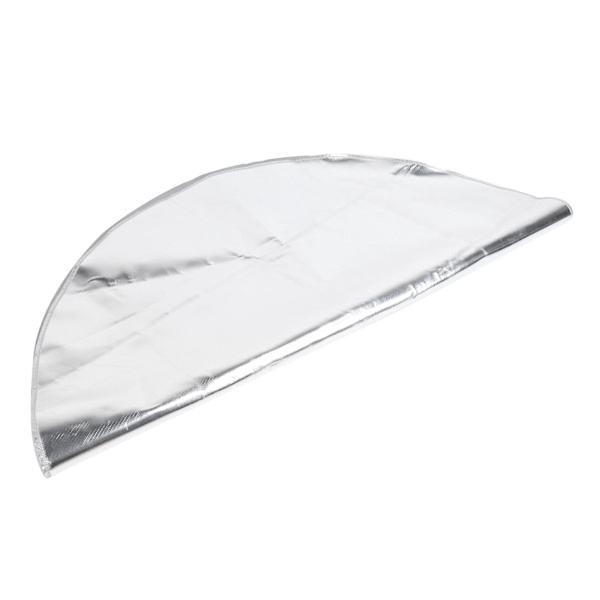 Eldstad Mat Brandsäker Utomhus Grill Däckskydd Pad Silvergrå 60cm