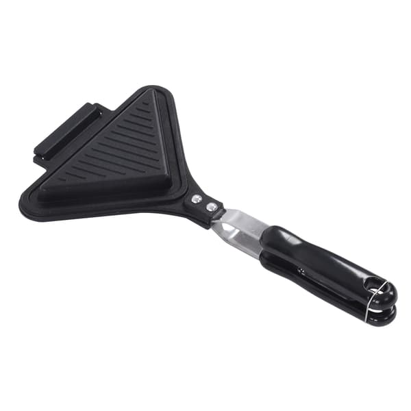 Trekantformet sandwichpanne Dobbeltsidig non-stick panini-maker for kakebrød