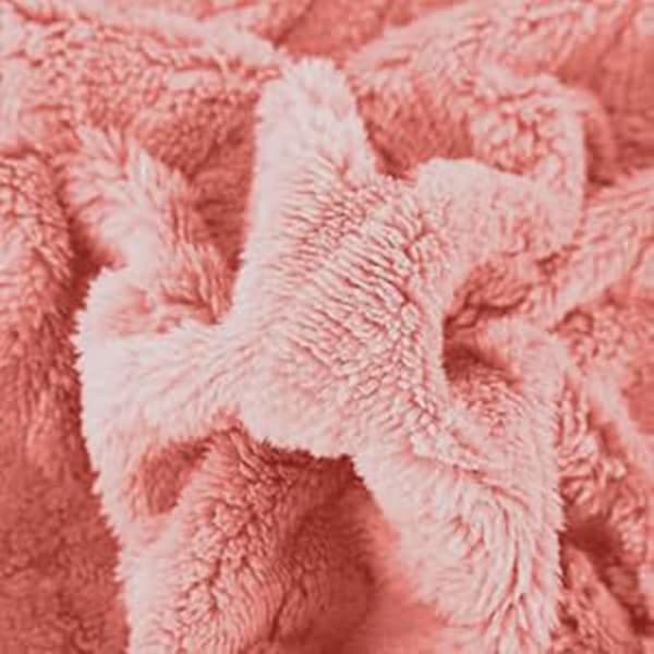 【BQ】Dam pyjamas vinter ull nattlinne lång, varma pyjamas, plysch hemkläder vardagskläder pink