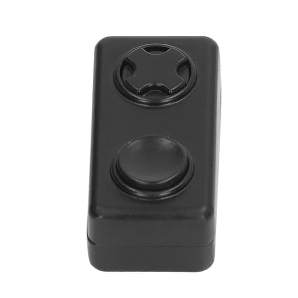 Magnetisk Skyder Sensorisk Legetøj Terning 2 Knapper Stressaflastning Fingerspids Push Skyder Sort