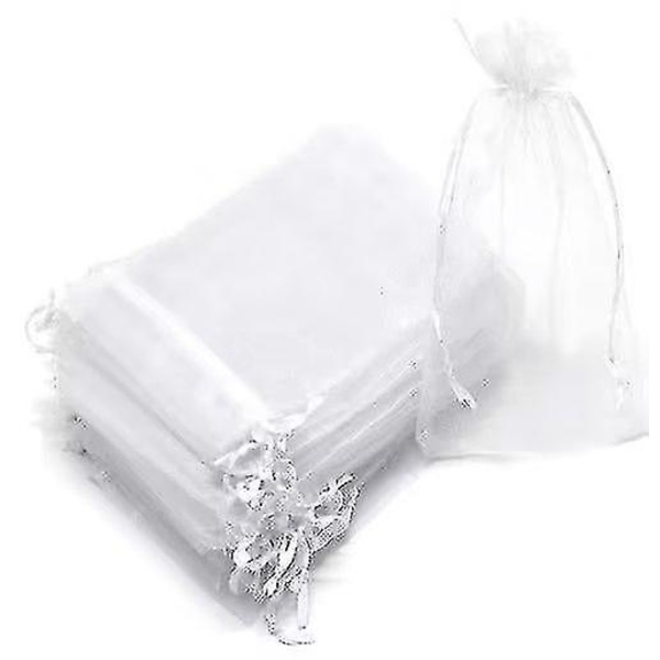 100pcs Bunch Protection Bag 17x23/20x30cm Grape Fruit Organza Bag With Drawstring Gives Total Protection Red 20*30CM