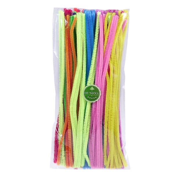 【BQ】Chenille-pilli Brunt pilli Vihreä pilli Tee-se-itse chenille-varret