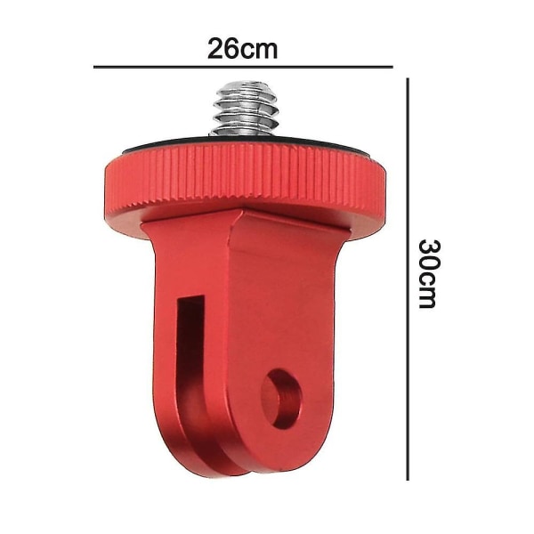 Kameran kiinnityssovitin Ecosystem Conversion -sovittimeen Gopro-asennukseen Red