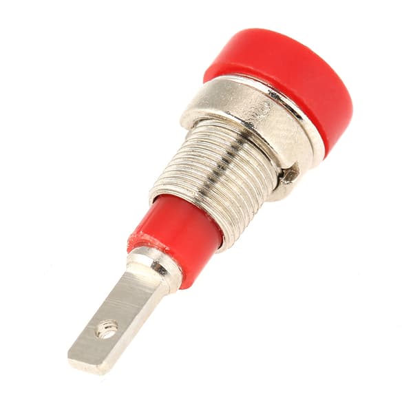 5 stk. blandet farve bananstik 2,0 mm jack panelmonterede testprober
