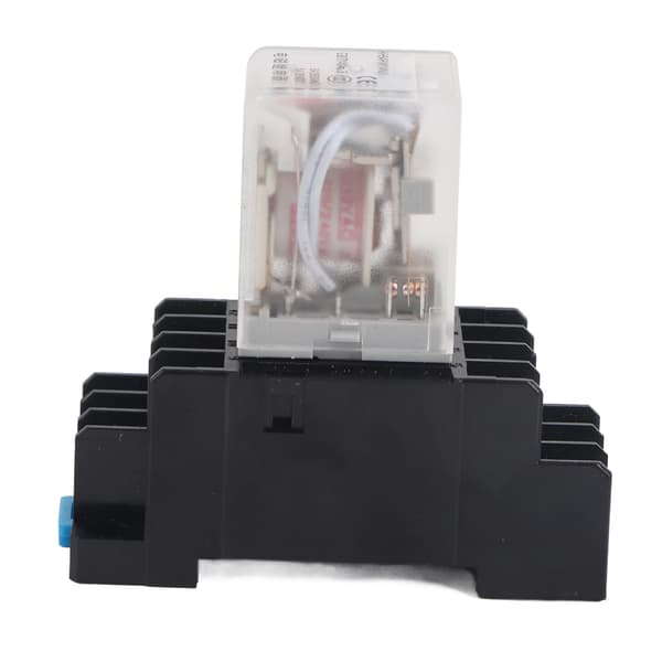 Mini elektromagnetisk relæ til mellemtrin med base til fabriksværksteder HH54P(MY4NJ)