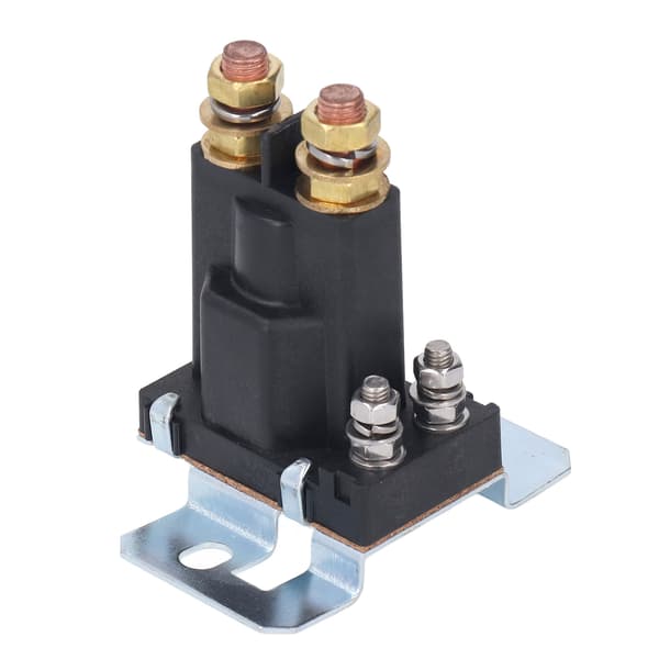 Starter Solenoid Relæ 500A 30W Messingspole Rustfrit Stål Motor Auto Bil Start Kontaktor 12VDC