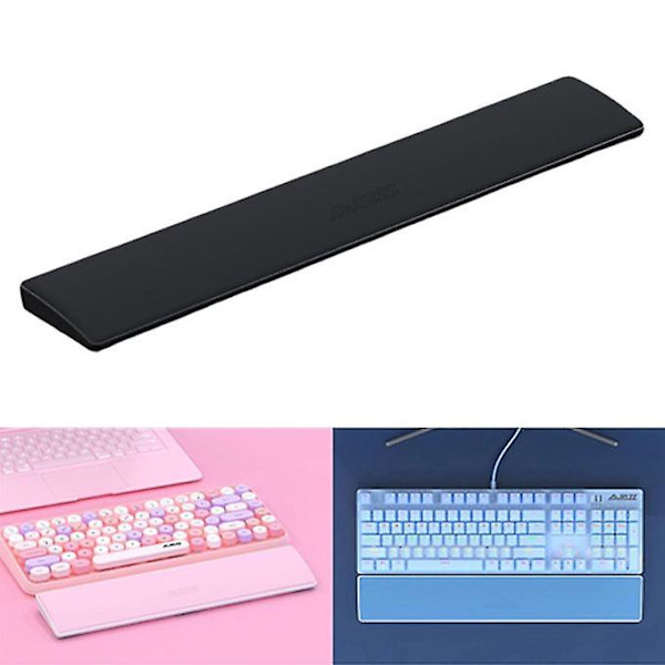 Pu Keyboard Handledsstödsdyna Bekvämt handstöd 104 nycklar Svart