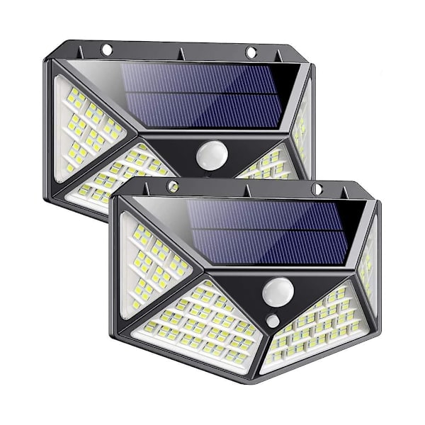Utomhussolljus 162 lysdioder 2-pack rörelsesensor Utomhussolljus