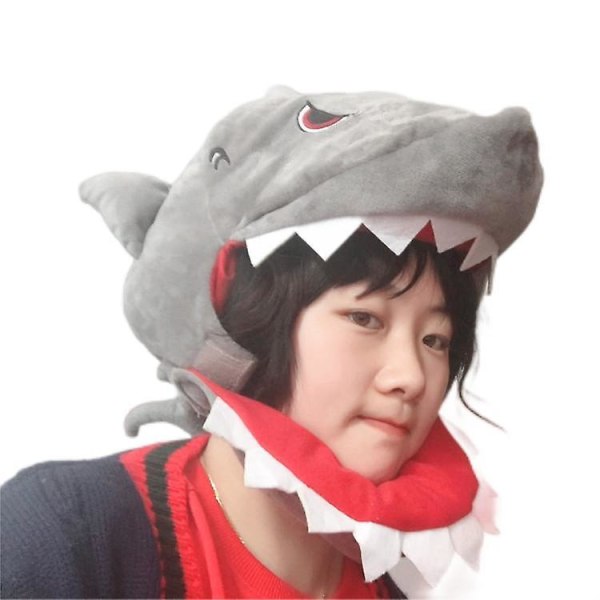 Semester söt hatt tröja tecknad rolig foto rekvisita gåva shark hat