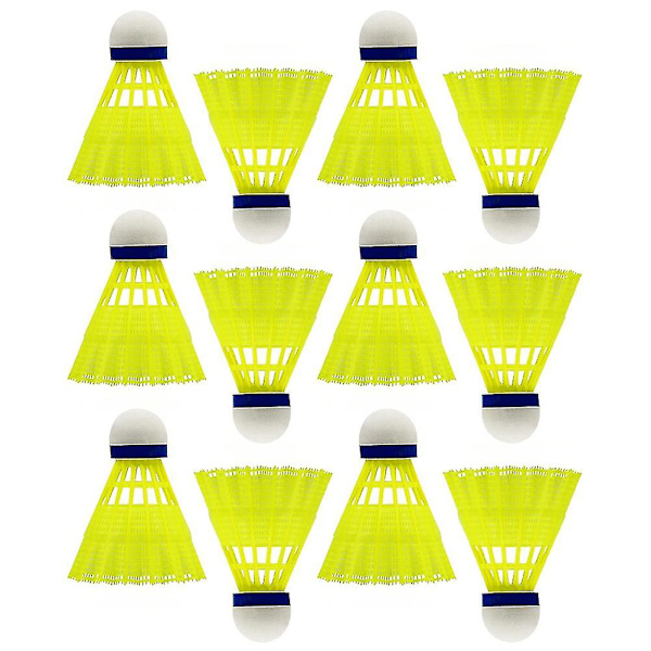 Sininen 12kpl/ set Sulkapallopallot Kuntosali Urheilutarvikkeet Yellow