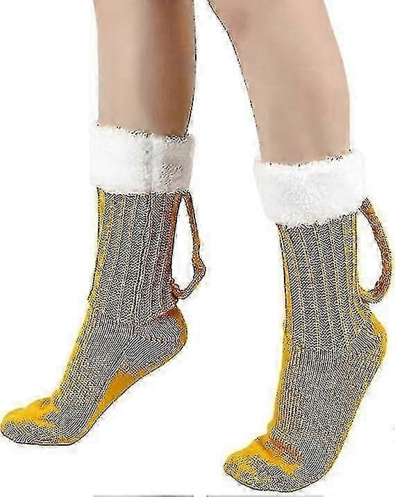 Sjov 3D Ølkrus Strikket Handske Gave Sød Håndlavet Strikket Efterår Vinter Handsker Retro Hæklede Handsker, Ølkrusstrømper Sock