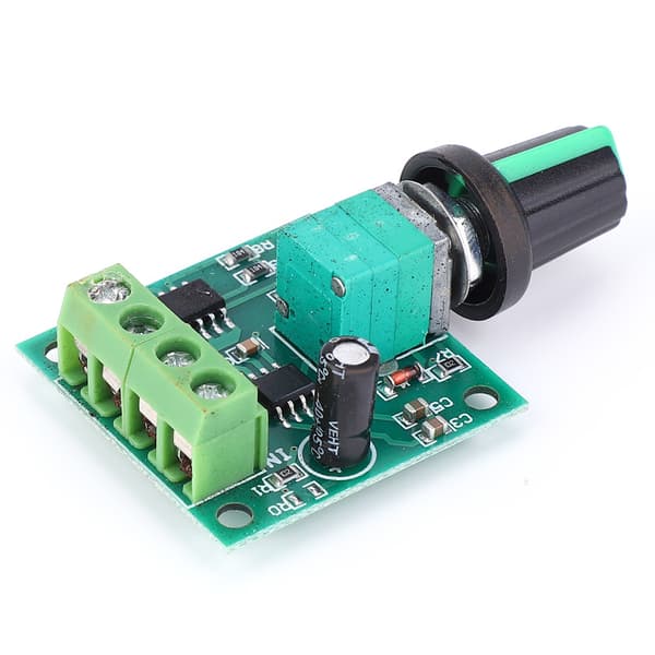 DC Motor Hastighetskontroller PWM 1.8~15VDC 1803BK Motorreguleringskontroller 30W