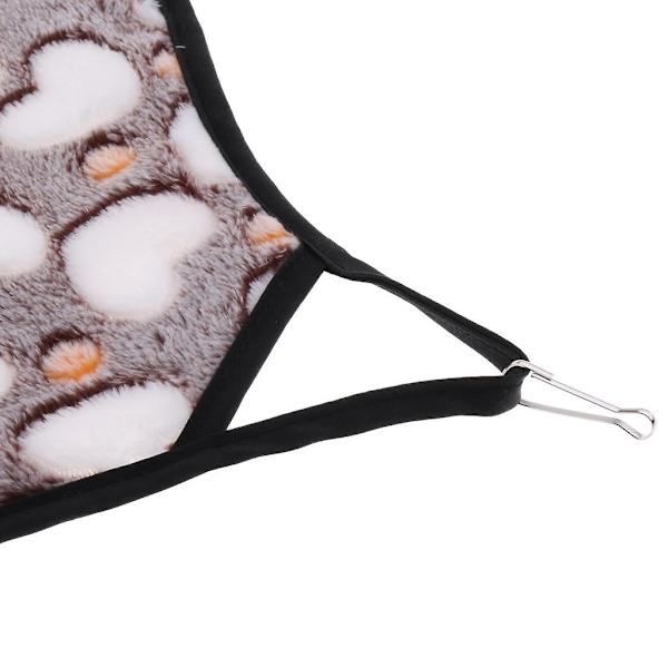 Hamster Hängmatta Small Pet Lounge Abborre Hängbo Sovsäng Matta Grå Gray