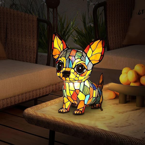 Hundeserie Kunst Natlampe LED-Lys Ornament