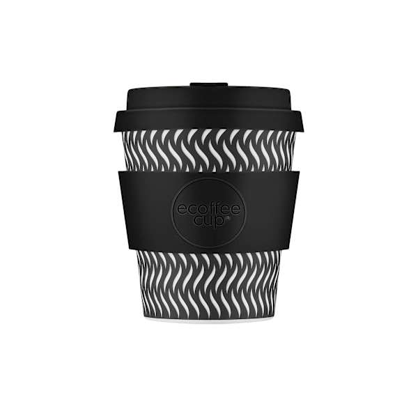 oz 240 ml återanvändbar miljøvenlig växtbaseret kaffekopp Melaminfri resemugg Spin Foam 8oz/240ml