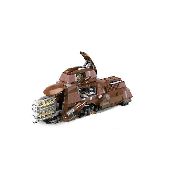 【BQ】1338 stk MTT Containerized Battle Droids Troppetransportør Handelsføderation MTT MOC Byggeklodser Model DIY Murstenslegetøj 05069CJY WHITE