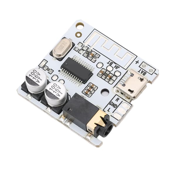 Bluetooth Lydmottakerkort Lossless Stereo Dekoding DIY Bilhøyttalerforsterkermodul med LED-indikator 3,7‑5V