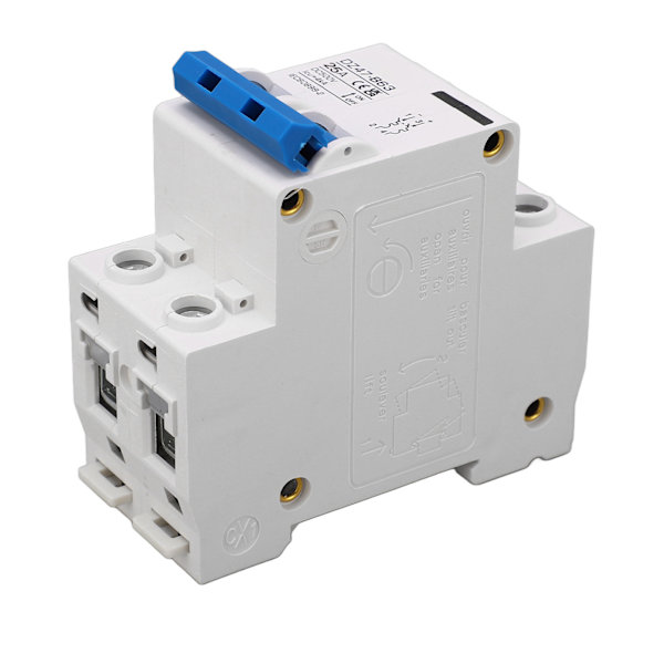 2P DC Miniature Strømafbryder B Type 25A DIN Skinne Solcelleanlæg DC 500V