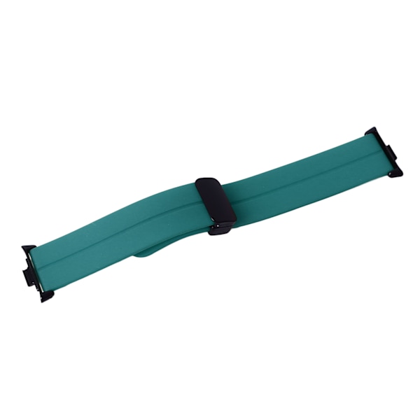 Silikon Magnetisk Foldbar Fleksibel Vandafvisende Urrem til Mi Band 8 Pro - Hærgrøn