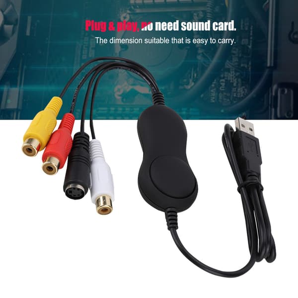 Analog Video Grabber HD-opptaker for Windows/Linux - USB2.0 UVC Video Capture Card