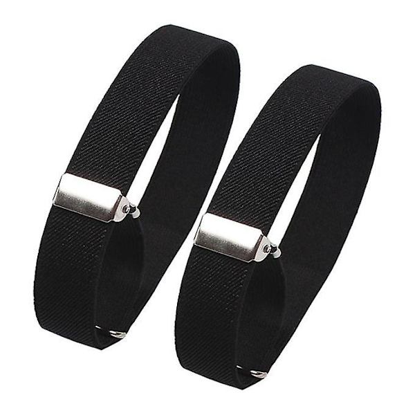 4 stycken Mode herrskjortärmhållare Elastiska armband kvinnor