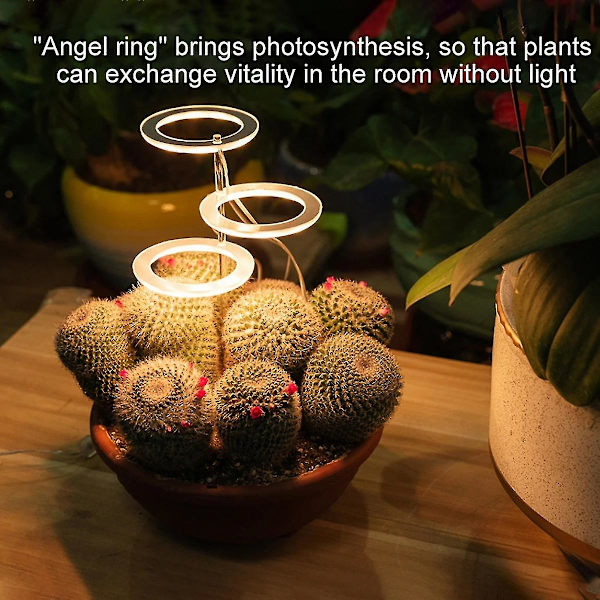 1/2/3/ Heads Plant Grow Light Lamps, USB Sunshine Light Red & Blue Lighting Led Plant Growth Lights Full Spectrum 1 head