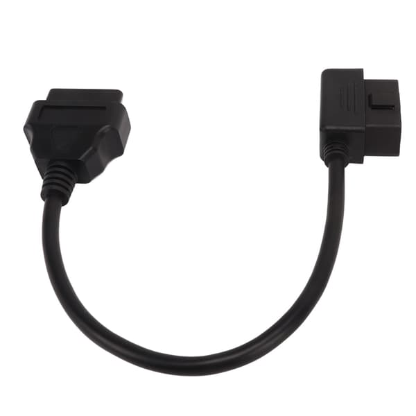 OBD2 Adapterkabel Fleksibel Stabil Forbindelse 16-polet Han til Hun Forlængerkabel til Bil
