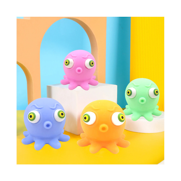 Octopus Doll Dekompressionsleksak Barnleksak Gåva-slumpmässig färg - slumpmässig färg