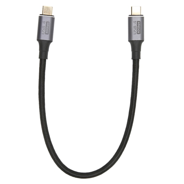 USB4-kabel 40 Gbps hurtigopladning PD 8K 60Hz Type C 30 cm