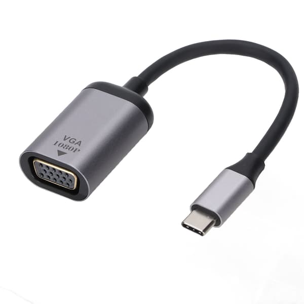 JORINDO USB C - VGA-sovitin TypeC uros - VGA naaras langallinen sovitin Windowsille