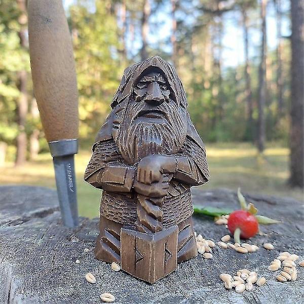 Odin Thortyr Nordisk hednisk staty Retro Resin Hantverk Personlig skrivbordsprydnad C