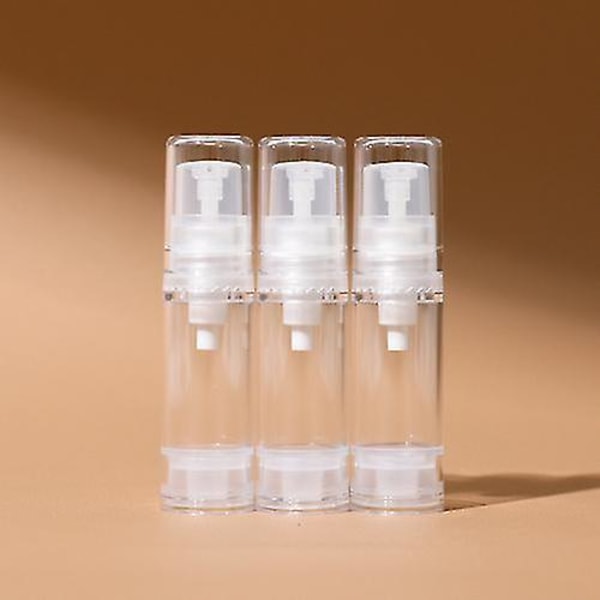 Flytande Foundation reseflaska 5 ml 10 ml 15 ml Mini Cosmetic Foundation Prov ompackningsverktyg Airless pumpflaska Bärbar pump 5mlx3