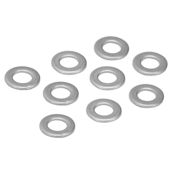 120 stk. flad skive i rustfrit stål 4 mm ID 7 mm OD tilbehørssæt til vedligeholdelse 4807-0407-0500