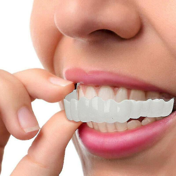 Snäpp på löständer Övre + nedre tandfasader Cover A Only Upper teeth