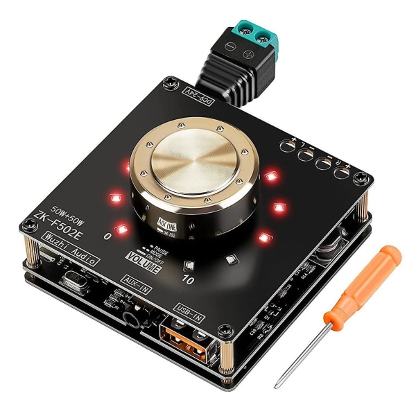 Mini Bluetooth Amplifier Board Stereo - 50w+50w Audio Amplifier Board Bluetooth 5.1 Amplifier Board Photo color