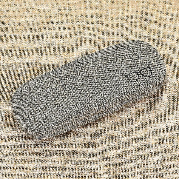 4-pak Hard Shell Eyeglasses Case Protector Linned Stof Stor Brille Case Kortfattet
