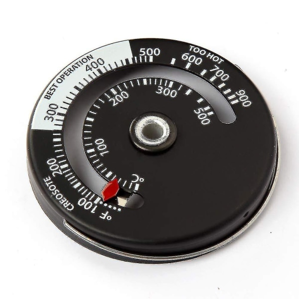 Magnetisk komfyr vedbrenner termometer Peis temperaturmåler