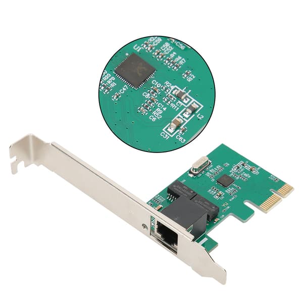 Gigabit Ethernet-nätverkskort - Realtek 8111E, PCI-E, 10/100/1000 Mbps