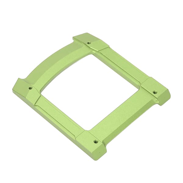 RC Glide Chassis Beskyttelse Armour Guard Aluminium Legering Tilbehørssæt Kit til 1/10 Biler Grøn